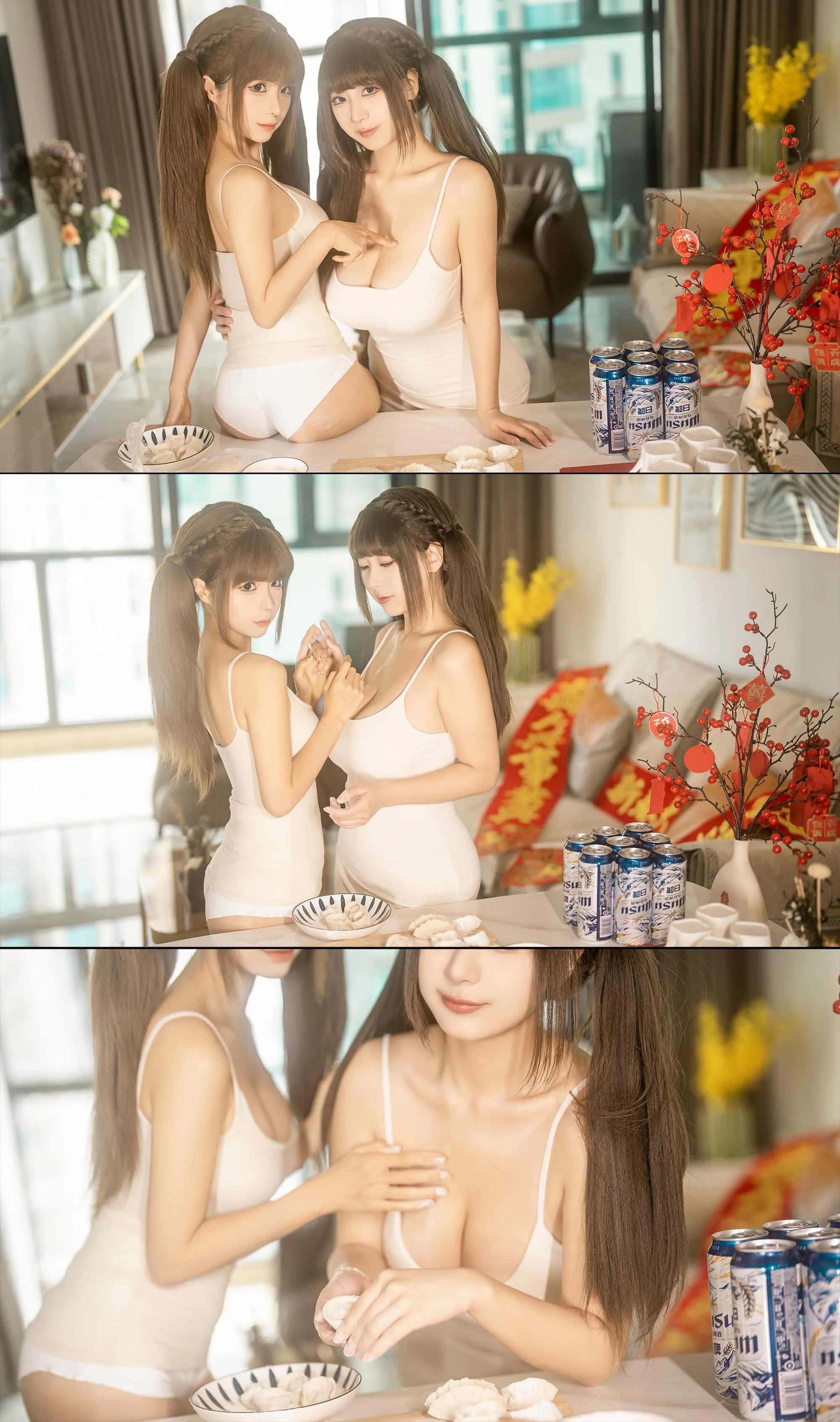 蠢沫沫 – NO.277 双人新年贺岁浅安安 [103P]插图2